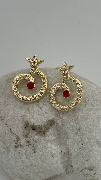 گوشواره انار یلدایی