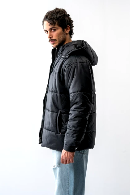 کاپشن نما دوزی کلاه دار مردانه