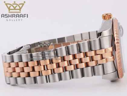 ساعت رولکس دیت جاست صفحه قهوه‌ای Rolex datejust Sh2C