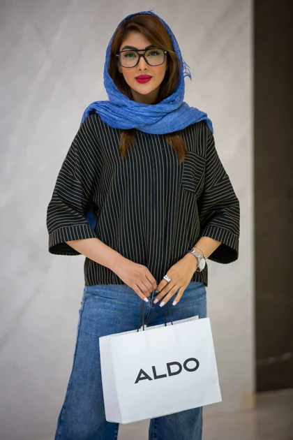 مانتو شومیز باکسی خطی