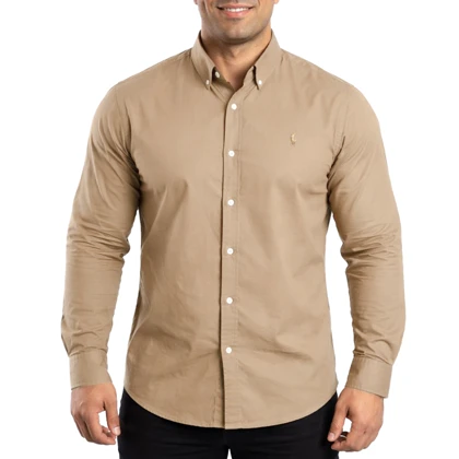 پیراهن سایز بزرگ آستین بلند مردانه تن کوک مدل 130292