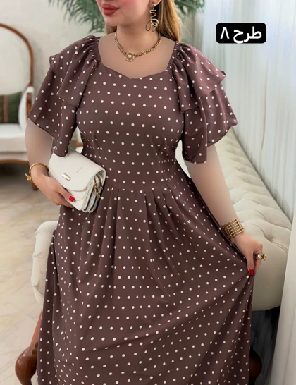 پیراهن خال‌خالی 0660