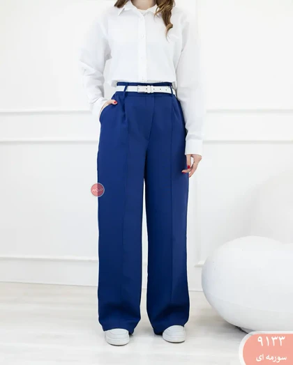 شلوار بگ برش‌دار 9133