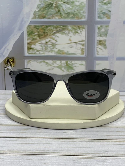 عینک آفتابی مردانه با فریم ساده فریم کائوچو سبک و عدسی پلی‌کربنات UV400 پلاریزه