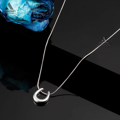 گردنبند زنانه مینیمال Horseshoe Necklace S1
