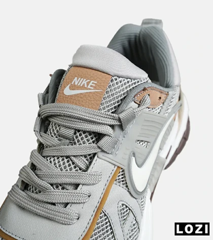 کفش کتانی مردانه و زنانه طوسی قهوه ای Nike cushlon مدل 7867