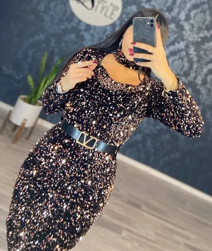 میدی پولک مخمل کد : 7830