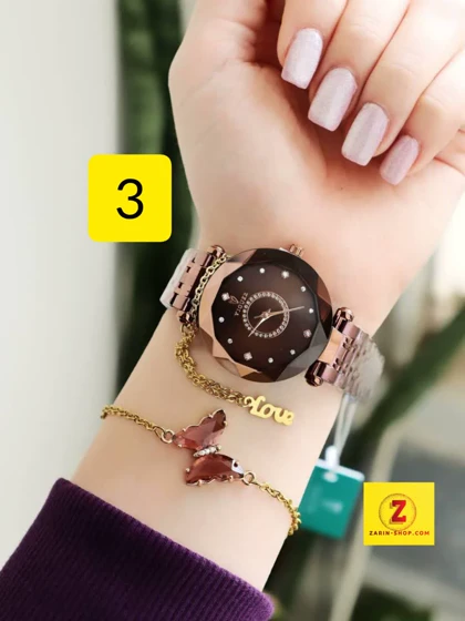 ست ساعت زنانه ویگور و دستبند