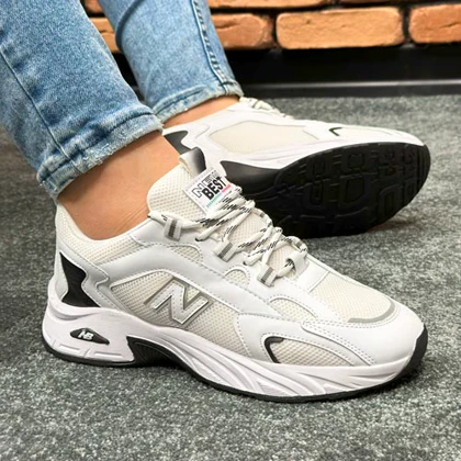 کتانی اسپرت مردانه مدل نیوبالانس NEW BALANCEرنگ سفید