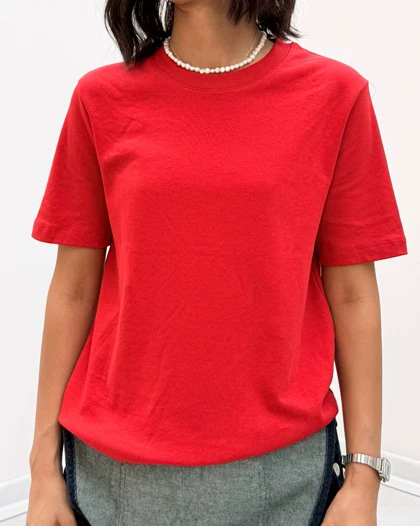 تیشرت اسلیم قرمز BERSHKA🌶