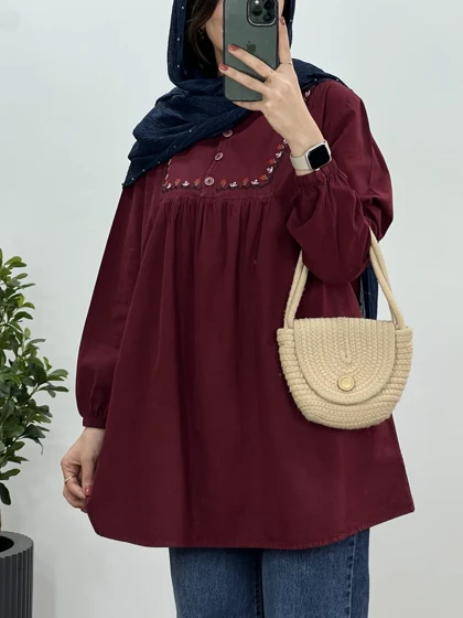 مانتو گلدوزی گیسو 4