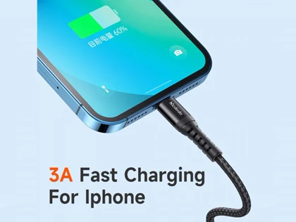 کابل شارژ سریع یو اس بی به لایتنینگ 200 سانتی متری مک دودو Mcdodo Data Cable 3A CA-2264