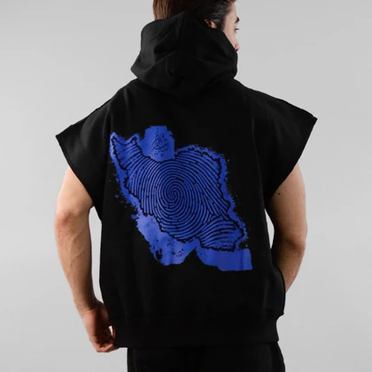 هودی وست اسپرت ایران مدل 4M1328 مشکی