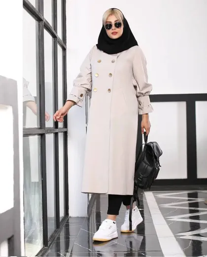 مانتو دانشجویی مرسده کد 5203