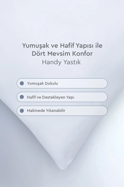 بالش 6 تکه Yataş مدل Handy پلی‌استر - سفید