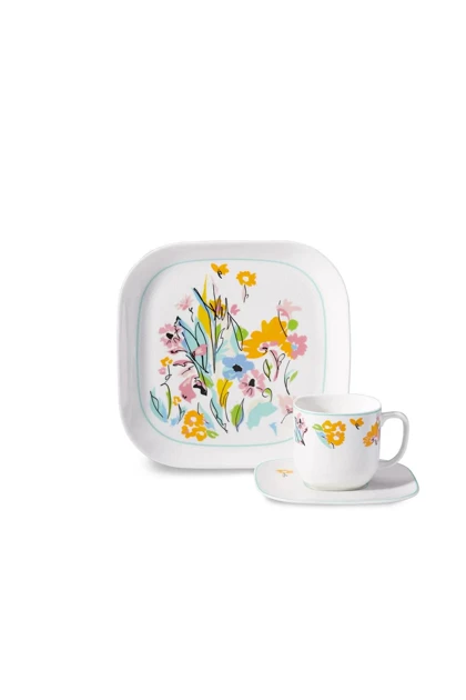 سرویس صبحانه KORKMAZ مدل Kappa Collection A8581 - سفید