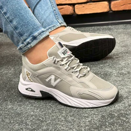 کتانی اسپرت مردانه مدل نیوبالانس NEW BALANCEرنگ طوسی