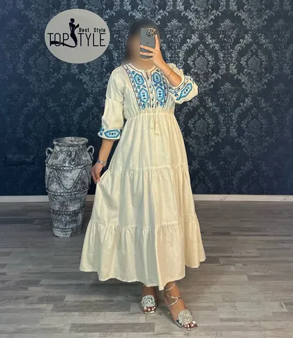 پیراهن گلدوزی
