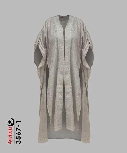 مانتو آزاد جلو باز زنانه سایز بزرگ کد 3567
