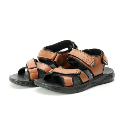 صندل چرم مردانه شیما مدل هایتی