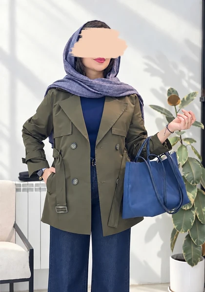 ترنچ کت آستردار ریوا