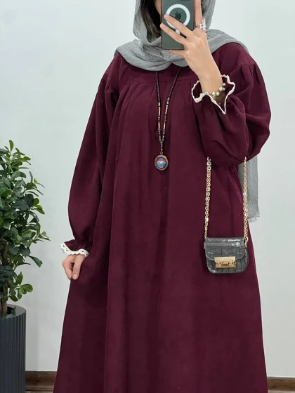 پیراهن مانتویی پاییزه رایلی 4 با کد 4236(ایراددار)