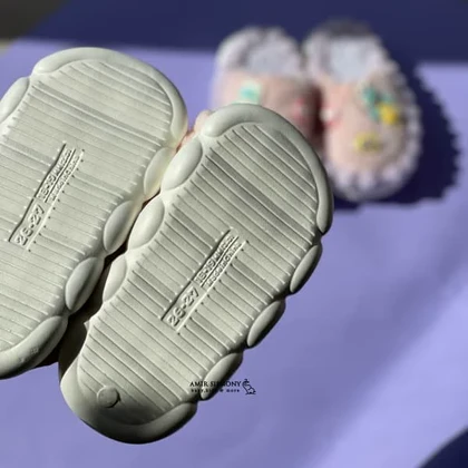 دمپایی پولیشی روفرشی بچگانه دخترانه