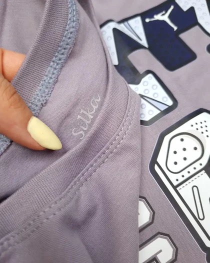 ست لباس راحتی پسرانه نیم آستین طرح jumper سیلکا