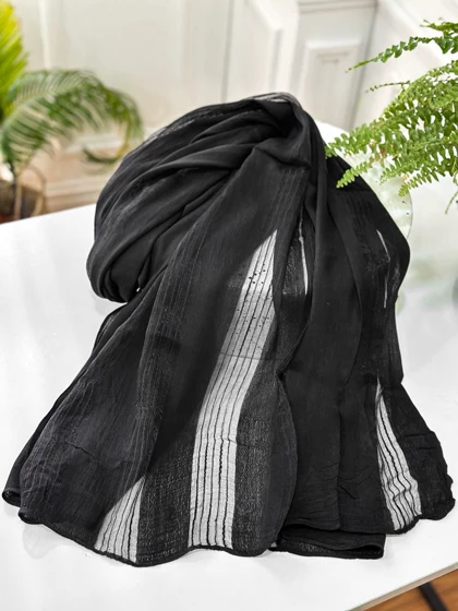 شال مشکی تیاما