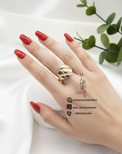 انگشتر زنانه ژوپینگ رزگلد سایز9