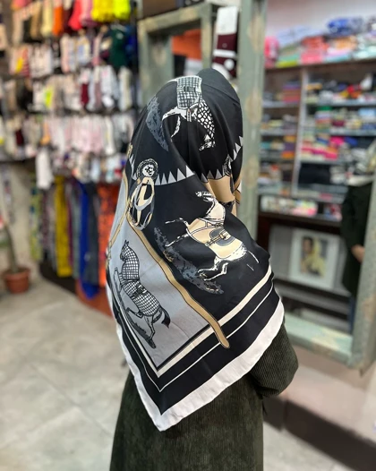 روسری هرمس ابریشم کجراه