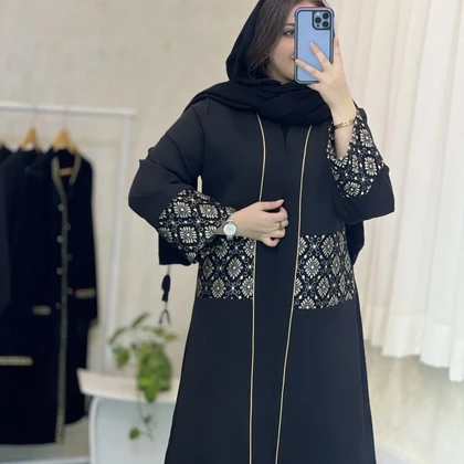 مانتو بلند زنانه عیدانه مدل ترلان