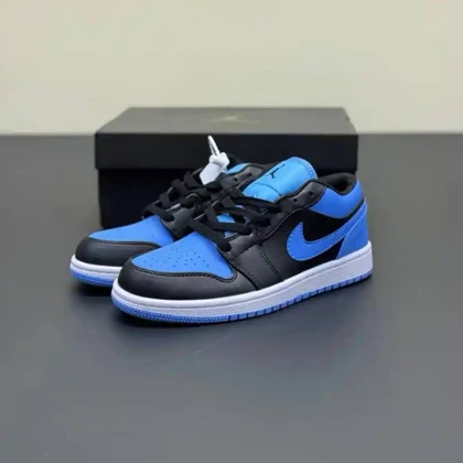 کفش نایک ایر جردن وان یونیورسیتی آبی مشکی Nike Air Jordan 1 University Blue Black