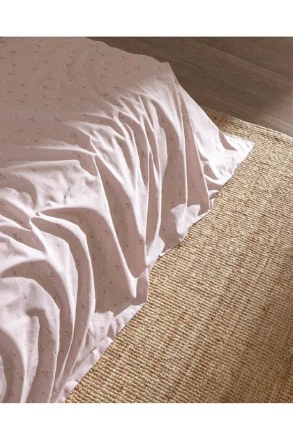سرویس روتختی کینگ سایز Madame Coco مدل Afrodille رانفورس - صورتی پودری