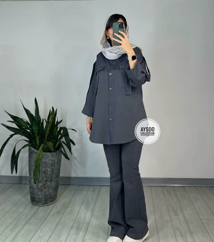 مانتو کتان کاغذی پندار