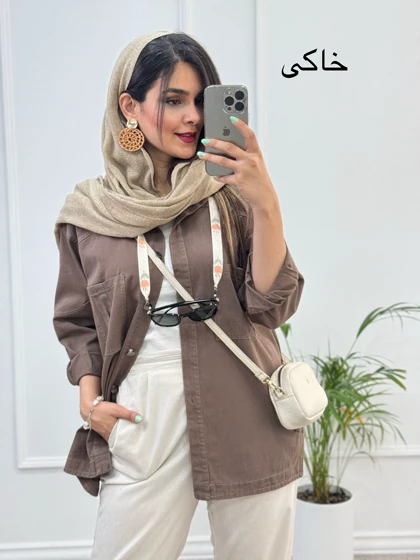 مانتو کتان آیین *