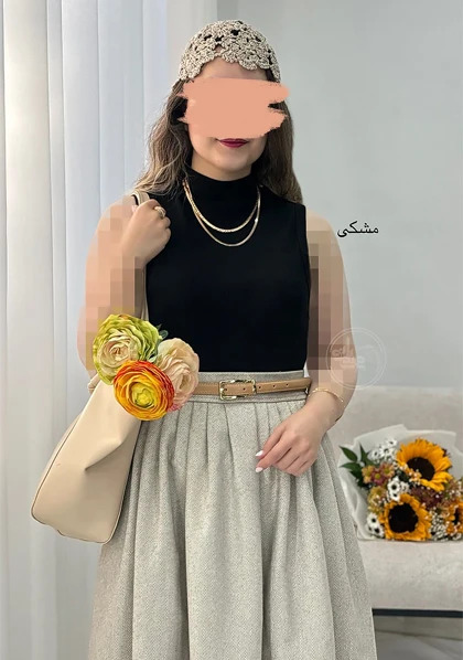 تاپ یقه 5 سانت نگار