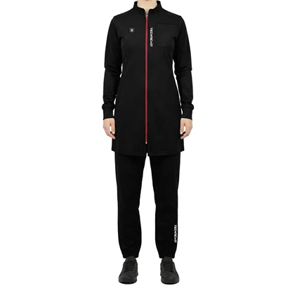 ست گرمکن و شلوار ورزشی زنانه نخی تکنیک پلاس 07 مدل GK-131