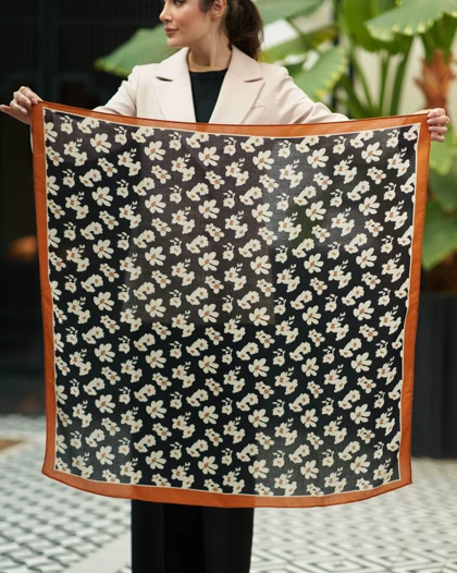 روسری نخی قواره 90 30191