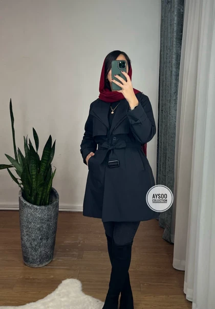 بارانی آستردار کتان زارا