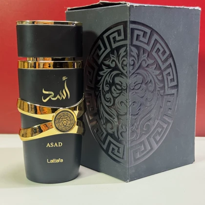 ادکلن مردانه اسد محصول شرکت لطافه (جعبه زخمی)