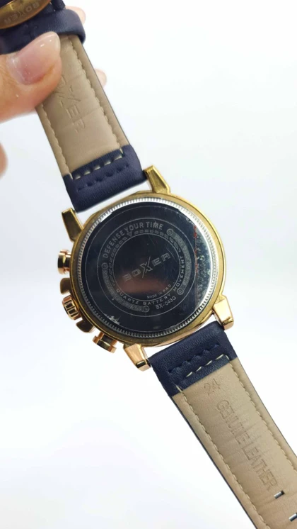 ساعت مچی مردانه بوکسر BOXER 043G تاریخ دار و بند چرم