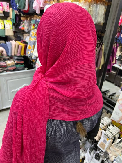 شال پلیسه ساده برشکا