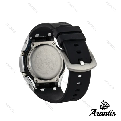 جی شاک GMA2100 مردانه بدنه فلزی سیلور مشکی m-2485