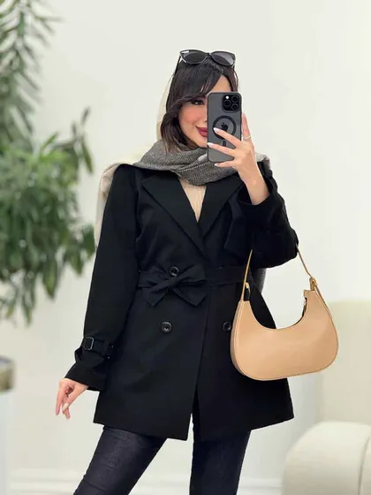 بارانی چهاردکمه مینا