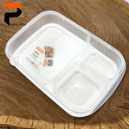 ظرف غذای 3 خانه 2 سایا گلد