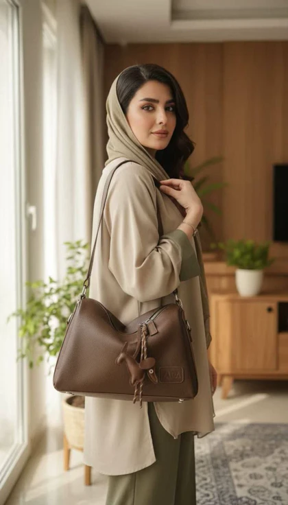 کیف دوشی نیلی