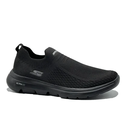 کتانی مردانه بزرگپا مدل اسکیچرز skechers رنگ تمام مشکی