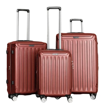 چمدان وارداتی کرون مدل CROWN-40164 SERIES سری 3 عددی