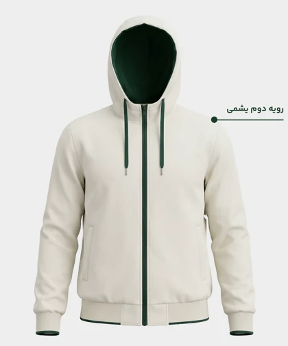 کاپشن مردانه طرحدار دو رویه ضد آب 9012